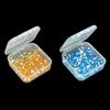 Transparent Plastic Box  Packaging Case  Female Jewelry Portable Handheld Diy Handmade Material Desktop Storage Set Box