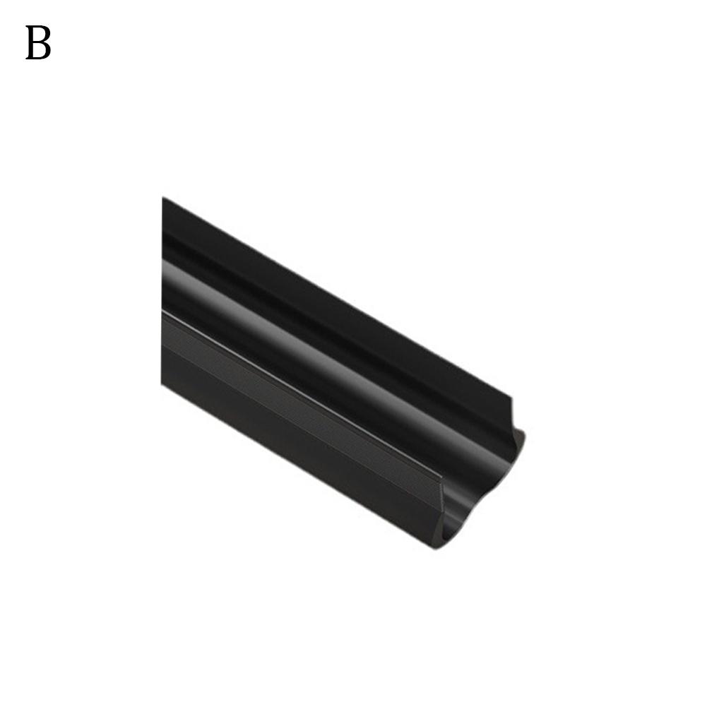 PVC Flexible Door Bottom Sealing Strip Under Door Draft Stopper Wind Noise Reduction Blocker  Weatherstrip With Adhesive Backing