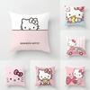 Hello Kitty Pillow Pillowcase Anime Sanrio Living Room Pillowcase Waist Pillow 45X45Cm Student Pillows Girls Cushion Pillowcase