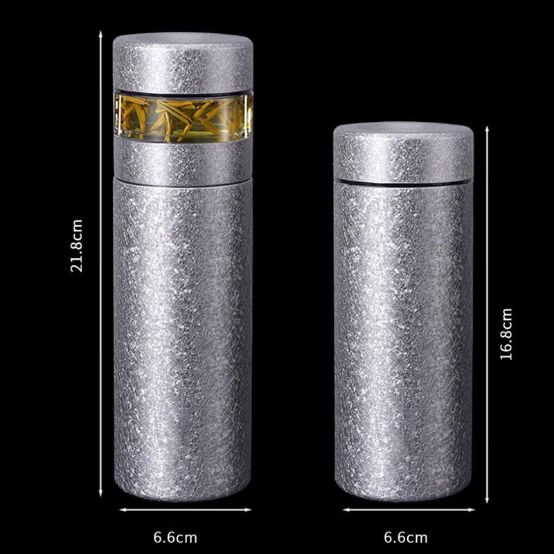 INMINDS 400ml Pure Titanium Tea Infuser Thermos