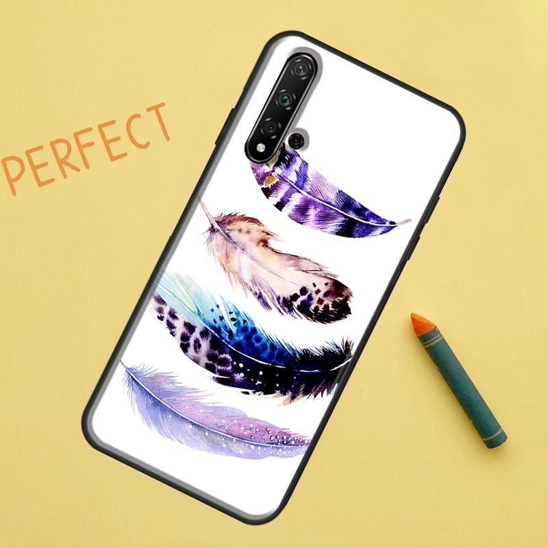 

Чехол Feather для Huawei Nova 12s 11i 7i 8i 12i Y73 Y70 Y90 Y60 Y72 Y61 Y91 9 10 SE P40 Lite P30 Pro Nova 11 Pro