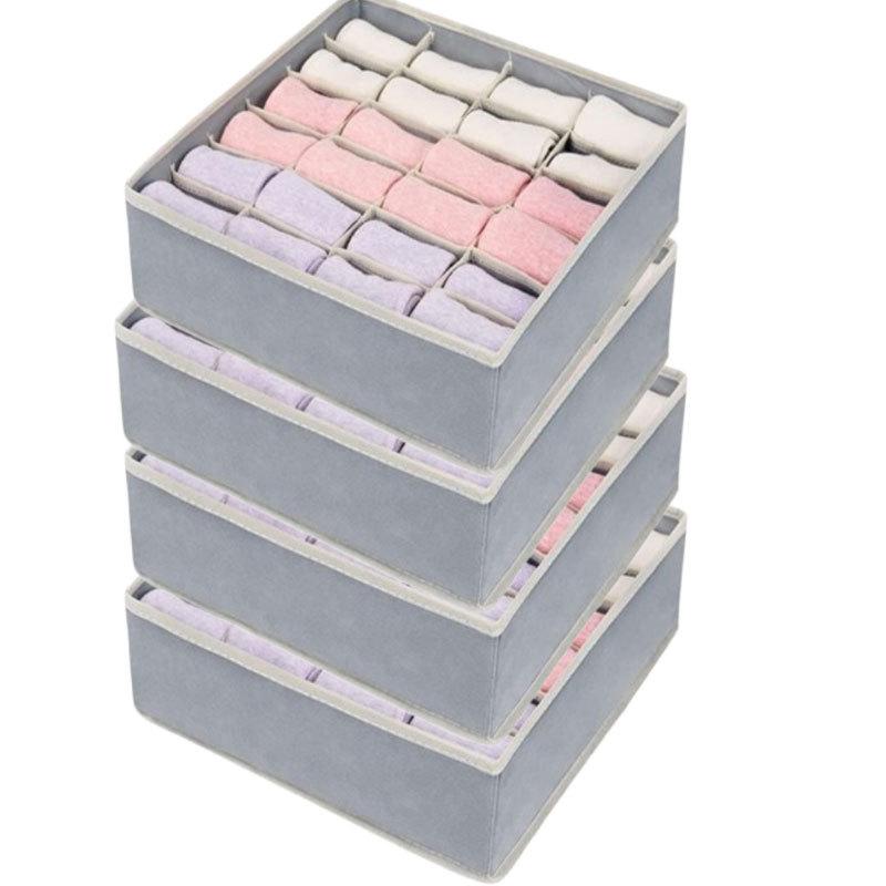 Foldable Large Capacity Underwear & Lingerie Drawer Storage Box
