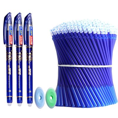 Penne cancellabili Penna gel 0,5 mm Ricariche di inchiostro blu/nero Asta Manico lavabile Scuola di scrittura Ufficio Cancelleria Kawaii Penna gel Penna da ufficio