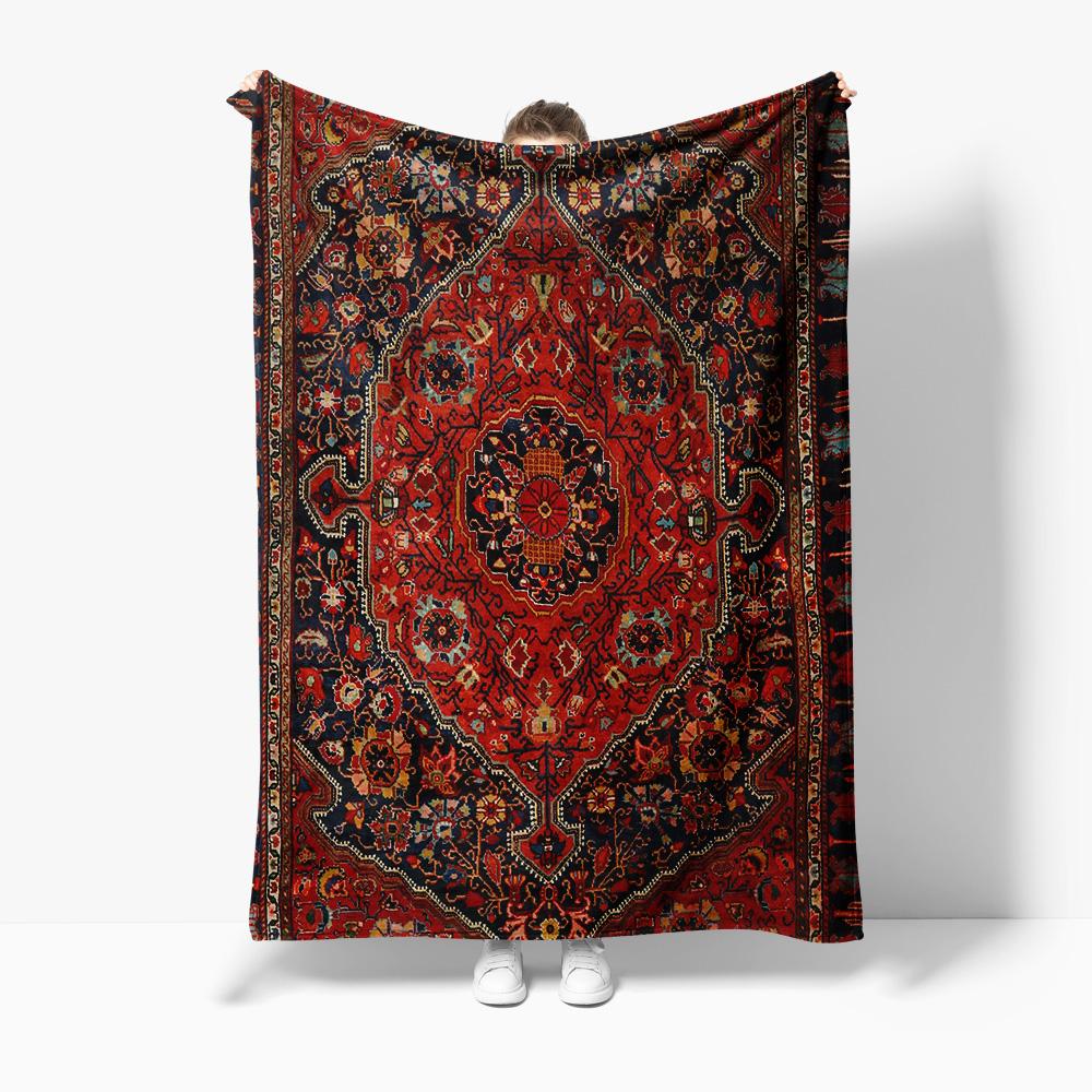 Creative Homewares Unisex Vintage Persian Style Kilim Rug Traditional Ethnic Area Rug Decorative Throw Blanket Sofa Bed Cover