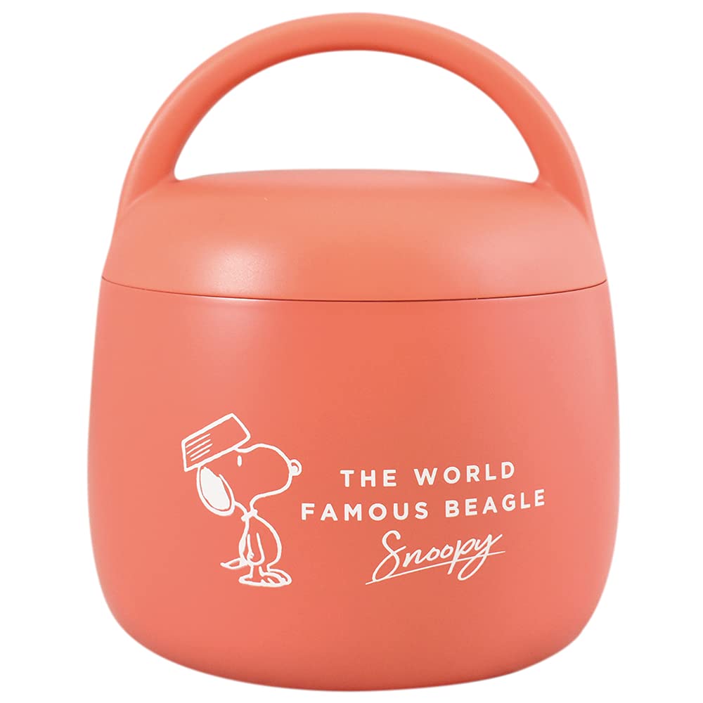 

Onishi Ken Seihan PEANUTS Snoopy Контейнер для еды из нержавеющей стали x Горшок, Розовый, 11.7 В14см, PG-3201