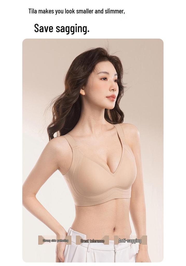 Seamless Plus Size Women's Anti-Sagging Lift Bra - Slimming Maternity Fit
