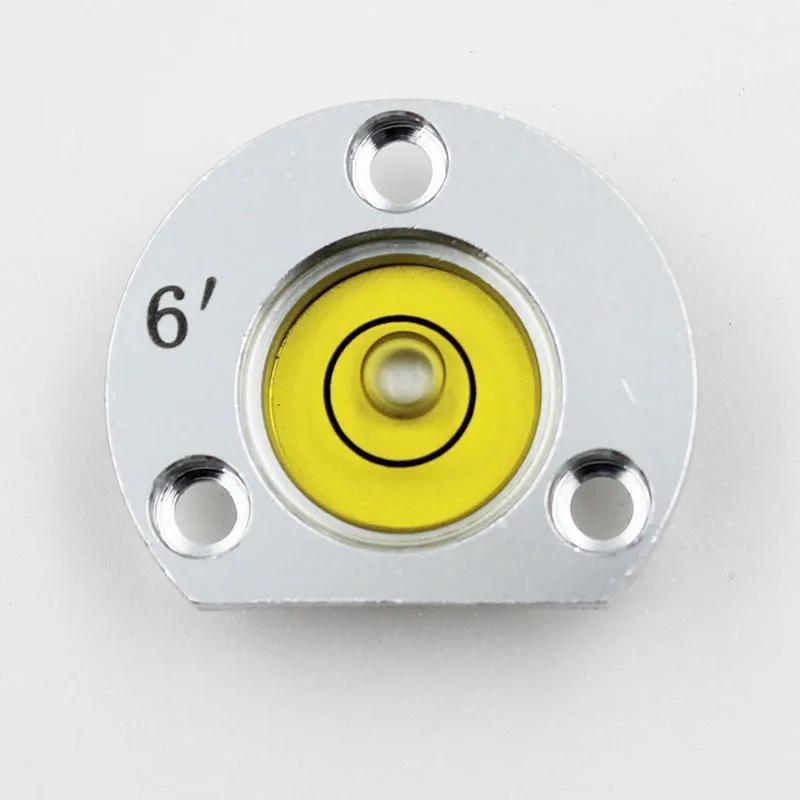 Semicircle Nivel Bubble Level for Total Station 6 Minutes Spirit Level Bead with 3 Mounting Holes Upper Flange Level instrument
