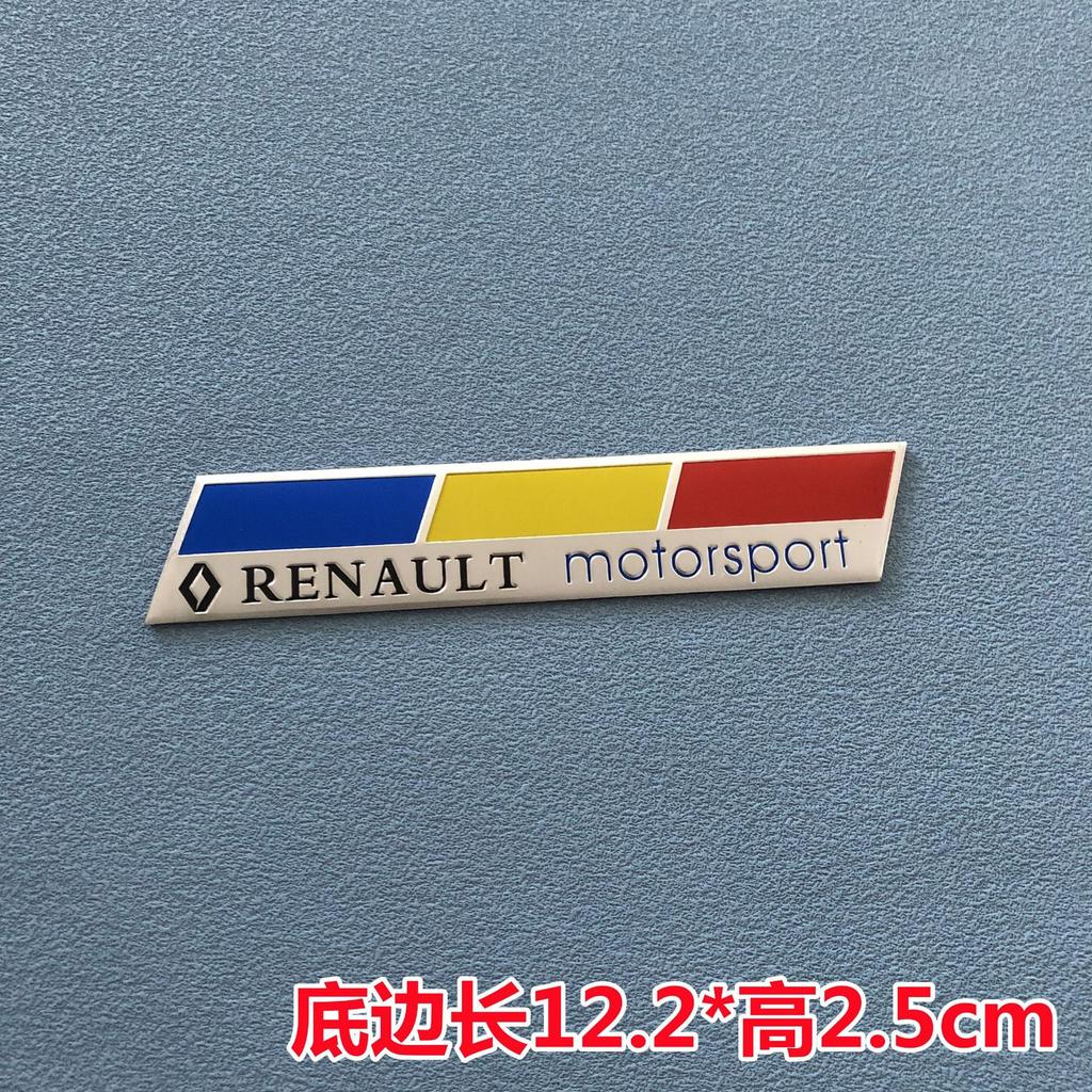 Car Emblem Sticker Accessories For Renault RS GT Clio Megane PARLS PREMIERE Captur Trafic Twingo Scenic 2 Kadjar Zoe Kangoo XX7
