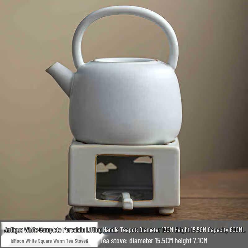 Ceramic Teapot and Warmer Set
