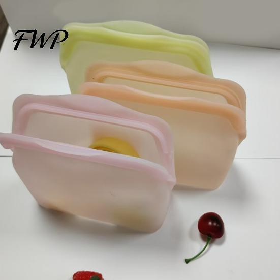 Freezer Safe Silicone Bags Storage Bag Leak-Proof Upright Prevent Odor Sandwich Transfer Reusable Thick Tear-Resistant Food Thickened