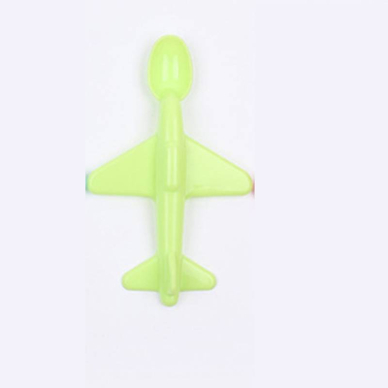 Kinder-Flugzeugförmiger Plastiklöffel Mit Süßem Design Für Kindermahlzeiten Und Als Geschenk