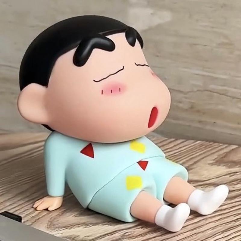 Shin-chan Anime Lazy Phone Holder: Trendy Cute Figure Stand.