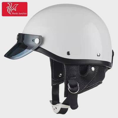 Universal Retro Half Helmet for Men & Women, Lightweight & Safe for All Seasons