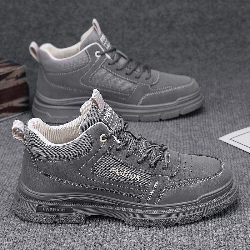 Men's Shoes 2025 New Velvet Warm Work Leisure Sports Board Shoes Autumn and Winter Low-top Labor Insurance Tooling Martin Boots