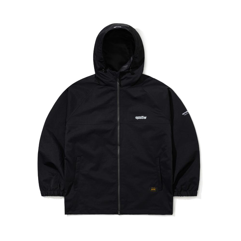 Qmile 263 Hooded Training Jacket Black