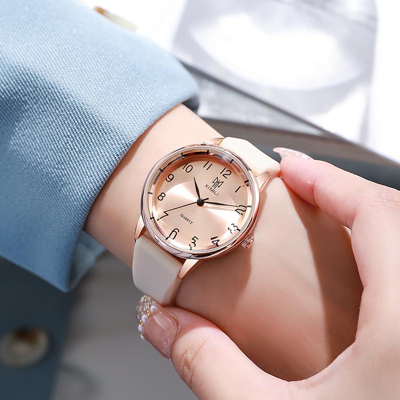 Sleek Silicone Women's Digital Wristwatch with Alloy Case and Small Dial