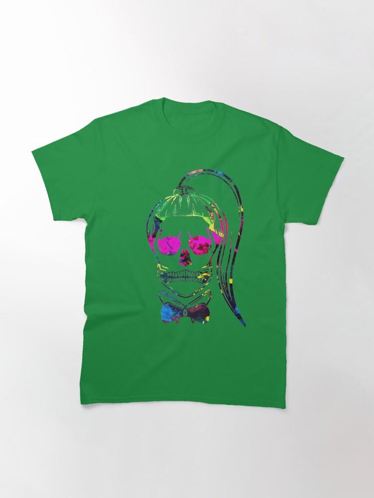 Lady Gaga Born This Way Neon Paint Skull Classic T-Shirt