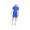 Nike Logo Embroidered Round Neck Pullover Short Sleeve T-Shirt Men T-Shirts Blue AR4999-480