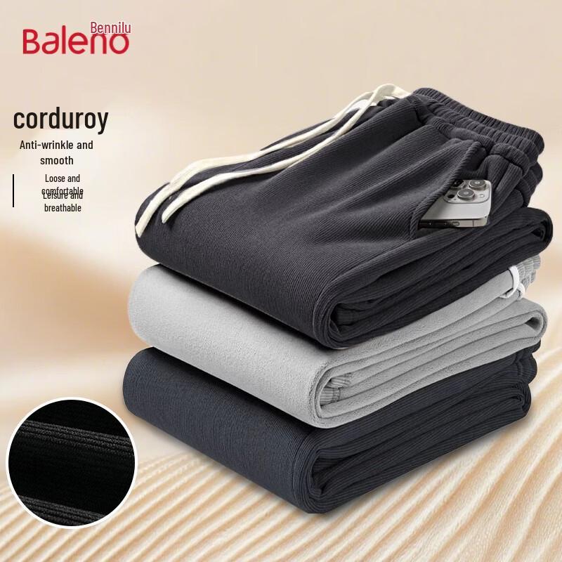 Baleno Men s Casual Corduroy Straight Pants 2XL