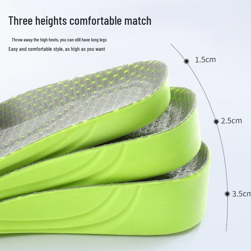 Bequeme, schweißabsorbierende, höhenverstärkende Einlegesohlen für Männer und Frauen - Stoßdämpfende, geruchshemmende Polster für Martin-Stiefel