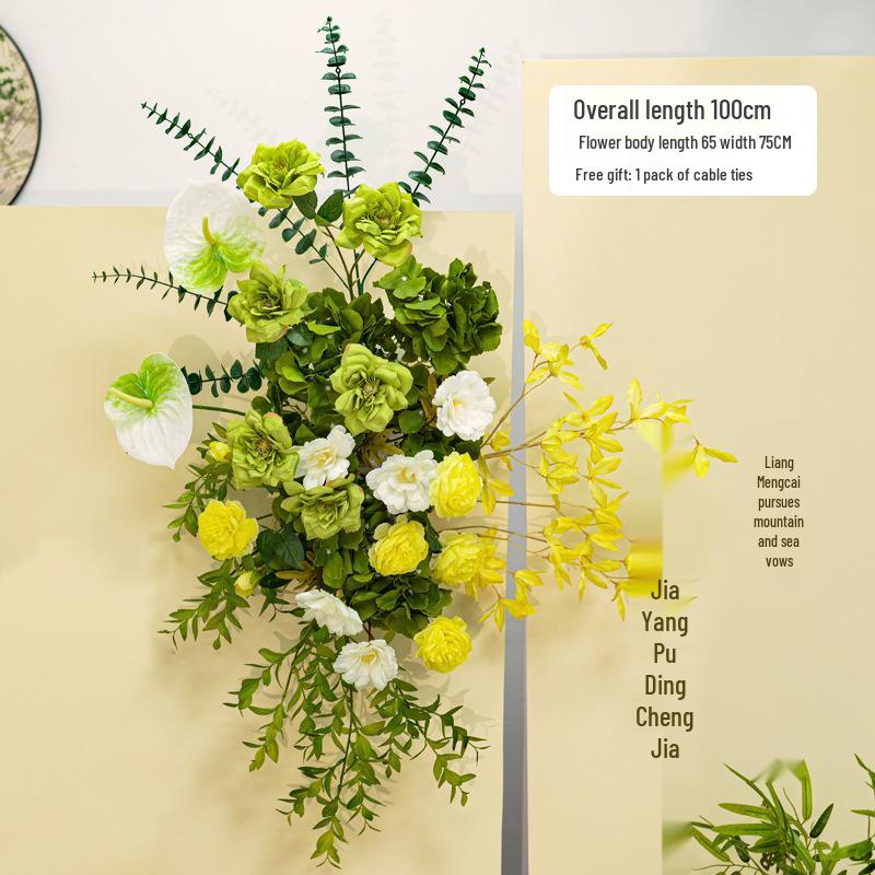 Mango Series Silk Flower Art Centerpiece & Wedding Decor