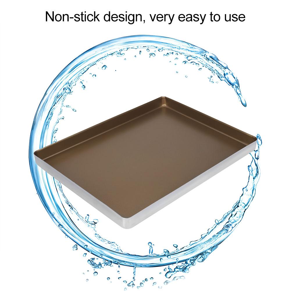 Aluminum Alloy Baking Roasting Trays Bakeware Cake Cookie Sheet 40 * 30 * 3cm