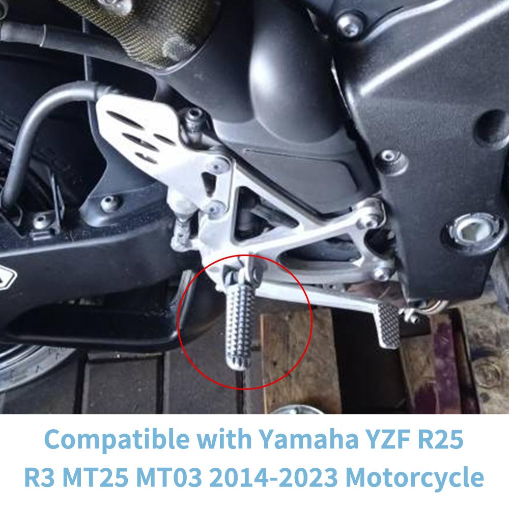 Motorcycle Footrests Foot Pegs Rear Front For Yamaha YZF R1 1998-2025 R6 2003-2020 YZF R6S R1M Motorbike-Accessories