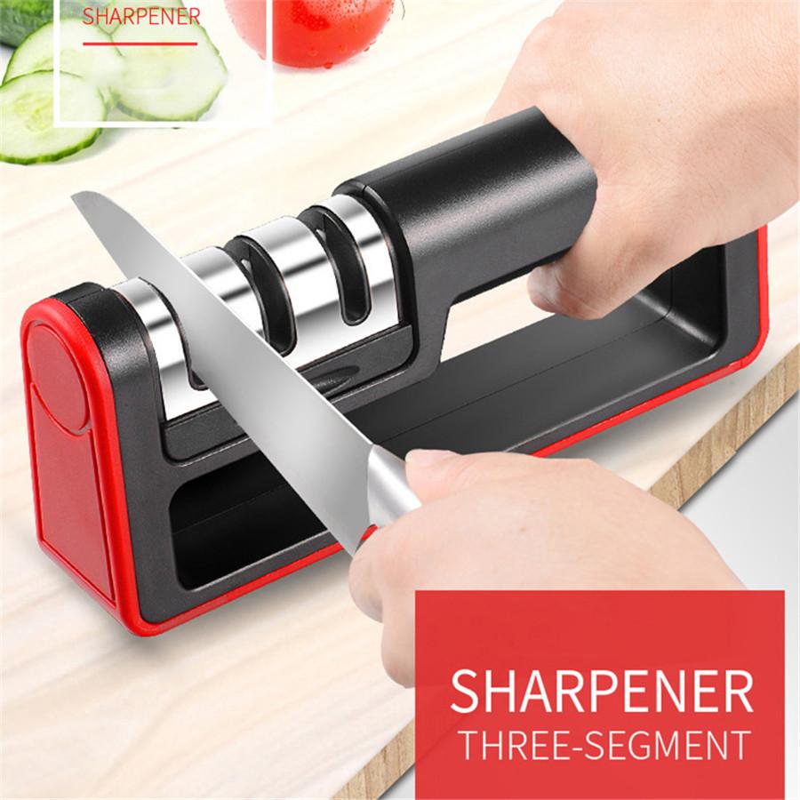 Knife Sharpener Professional Ceramic Tungsten Kitchen Sharpening System Tool