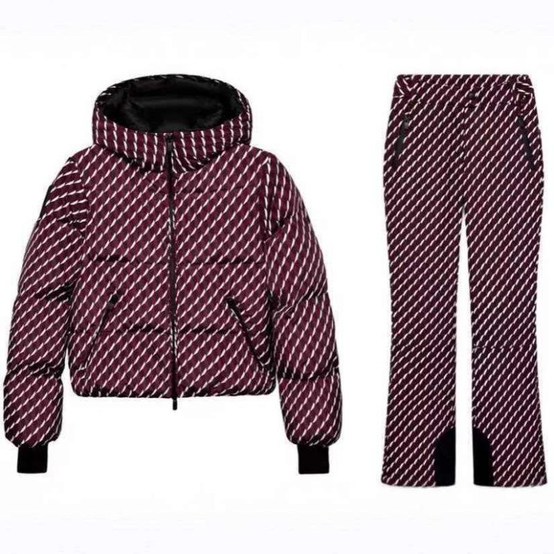 European Style Hooded Cotton Jacket & Bell Bottom Pants Set for Women - 2025 Edition