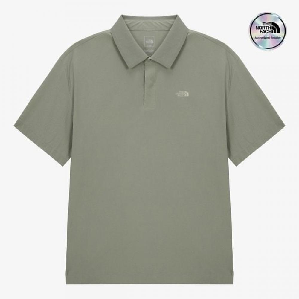 The North Face Men S Ice Cube Short Sleeve Polo Herb Garden nt7pS20c