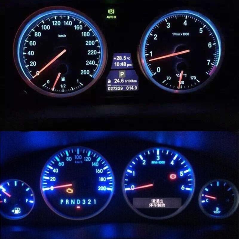 5 יחידות/1 יחידות T5 B8.5D 1SMD LED רכב LED לוח מחוונים מד לוח מכשירים נורה 12V