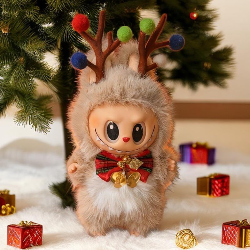 

Плюшевый рюкзак, кулон-кукла, сюрприз-бокс, тренд, детская рождественская игрушка, кукла Christmas white