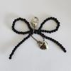 Elegant Bowknot Beaded Keychain Charm Fashionable Keyring Charm Beaded Charm Pendant Handbag Charm Suitable for Women