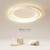 Modern Circular Bedroom LED Ceiling Lamp Lustre Nordic Master Bedroom Lamp Study Room Home Minimalist Decorate Lighting Fixture