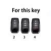 2 3 4 Buttons Tpu Car Key Case Cover For Toyota Land Cruiser 200 300 Fortuner Camry Prado Crown Tlk 200 Yaris Cross Hilux Innova