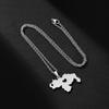 Map Flag Pendant Necklace Clavicle Chain Jewelry Venezuela Symbol Necklace