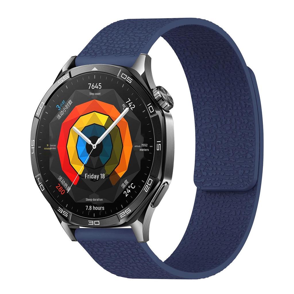 Silicone Magnetic Strap for Huawei GT5 & Samsung Watches (18/20/22mm)