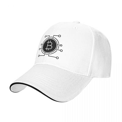 Unisex Baseball Hats Bitcoin Icon Cryptocurrency Art Outdoor Streetwear Summer Sports Baseball Caps Hip Hop Cap Casquette Hats