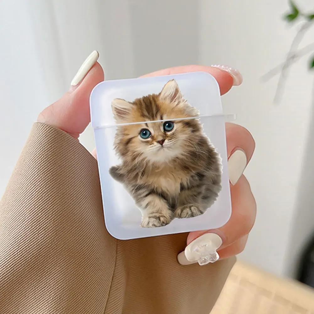 Cute Animal Cat Earphone Case for Airpods 4th 3rd Pro 3 2 Shockproof Covers for Airpod 2 3 1 Protective Accessorie Shell Fundas