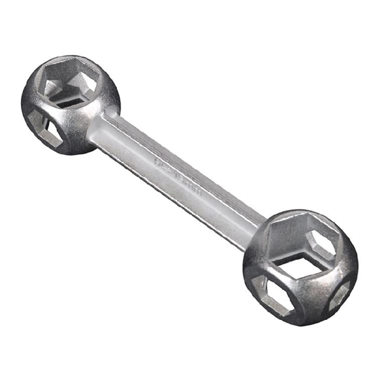 10 in 1 Wrench Bicycle Repair Tool Dog Bone Shape Torque Wrench Hexagon Holes