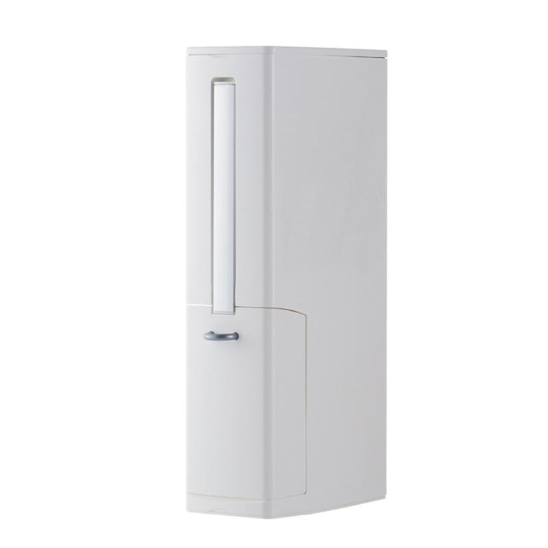 

Зручний кутовий смітник та набір для туалету для обмеженого простору білий