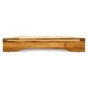Planche à découper - bambou - 52x29 cm - 2 en 1 - protège plaques - rigole pratique