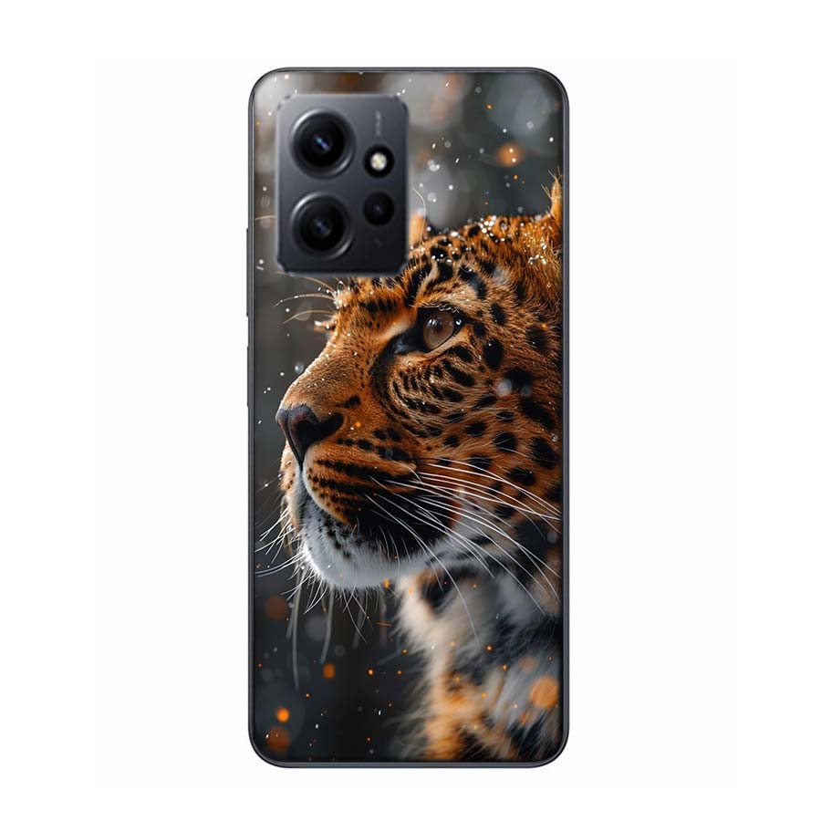 Majestätisches Leoparden-Handyhülle Für Redmi 12 13C 12C 15C 9 10 10C Note 13 Pro Plus 14 15 Pro 9T 9C 9A TPU Weiche Hülle Klare Handyhülle