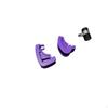 3 Pieces Pedal Cam with Metal Connector Molded Drum Textured for Drummers Black