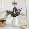 American White Ceramic Milk Jug Vase – High-End Home Ornament and Flower Display