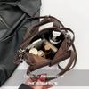 PU Quadratische kompakte Schulter- und Umhängetaschen Reißverschluss Einzigartiges Design Hochwertige Handtaschen für Frauen 2024 Designer Style Bolso