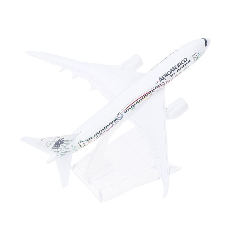 16 cm, Maßstab 1/400, Metalllegierung, mexikanische Air Aeromexico B787 Airlines-Flugzeugmodell, Boeing 787 Airways-Flugzeugmodell, Druckgussflugzeug
