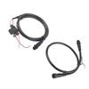 Marine for NMEA 2000 Starter Kit 1m Power Cable with Fuse Male Female Terminator T Connector for Lowrance Networks