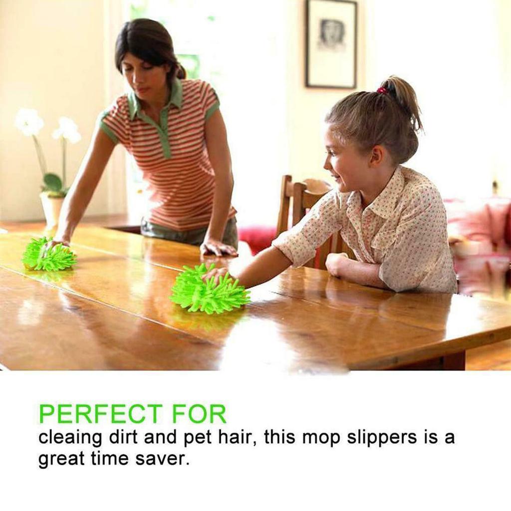 Lazy Mopping Slippers Cover Multi-Function Home Floor Dust Cleaning Mop Caps Shoes Washable Cleaning Microfiber Cloth