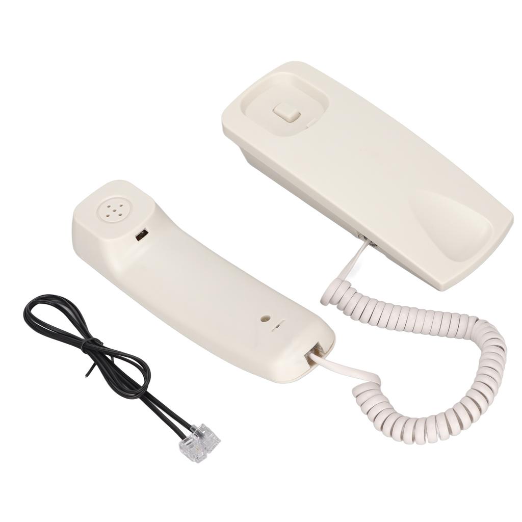 KXT777CID Corded Wall Phone Calendar LCD Display Redial Function Landline Corded Telehone for Hotel Home Office
